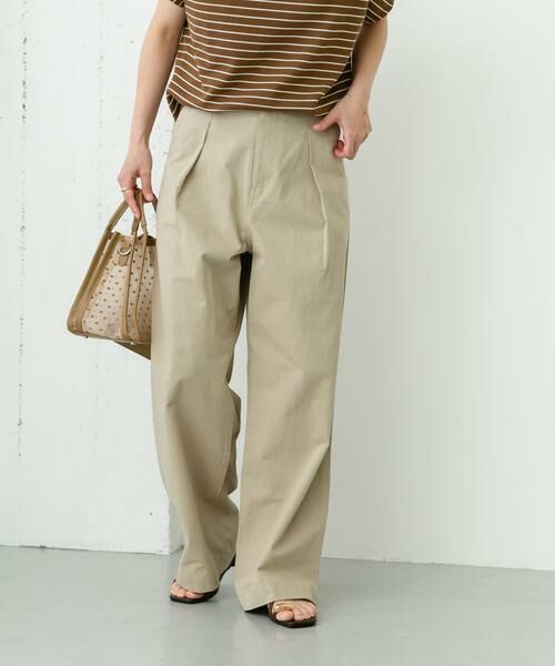 URBAN RESEARCH ITEMS / アーバンリサーチ アイテムズ その他パンツ | コットンタックワイドパンツ | 詳細27