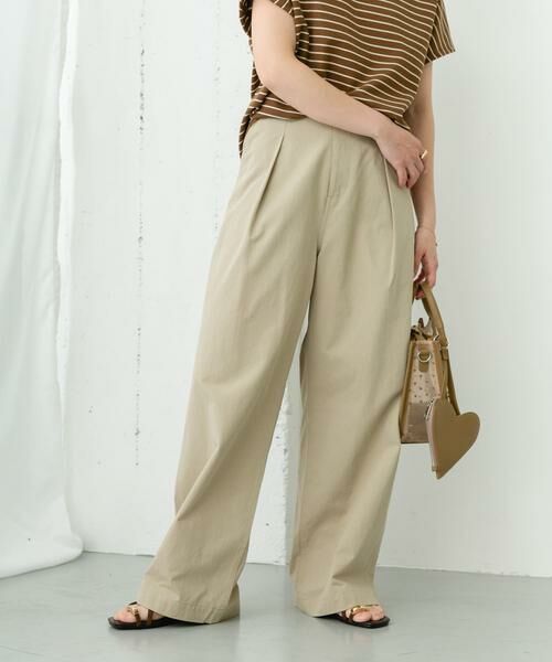 URBAN RESEARCH ITEMS / アーバンリサーチ アイテムズ その他パンツ | コットンタックワイドパンツ | 詳細28