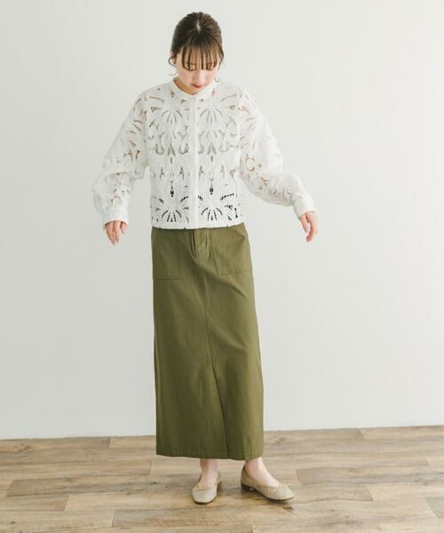 URBAN RESEARCH ITEMS / アーバンリサーチ アイテムズ スカート | コットンストレッチスカート | 詳細1