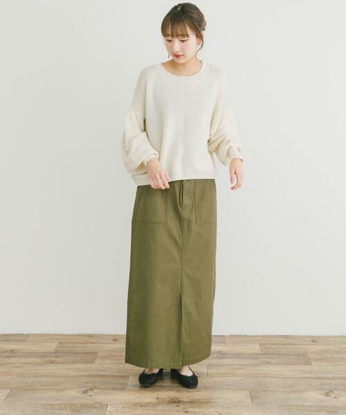 URBAN RESEARCH ITEMS / アーバンリサーチ アイテムズ スカート | コットンストレッチスカート | 詳細7