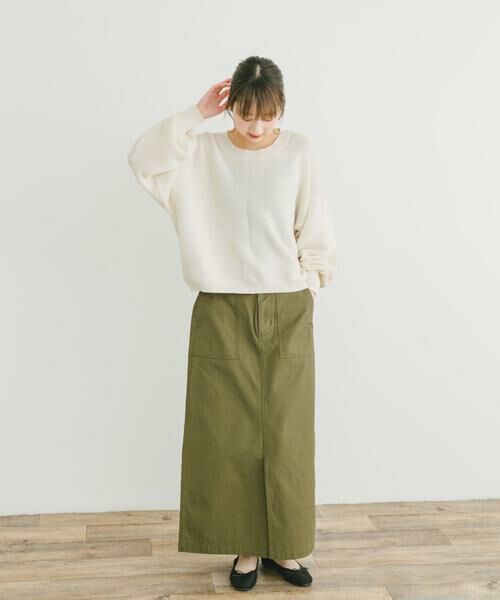 URBAN RESEARCH ITEMS / アーバンリサーチ アイテムズ スカート | コットンストレッチスカート | 詳細8