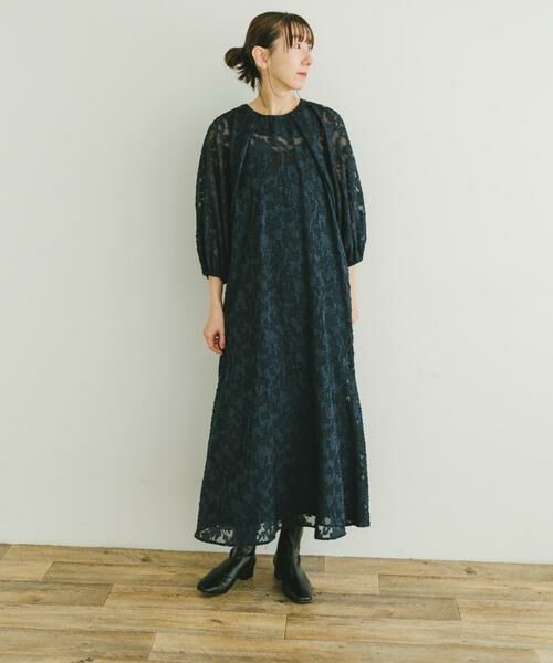 URBAN RESEARCH ITEMS / アーバンリサーチ アイテムズ ドレス | シアージャガードワンピース | 詳細3