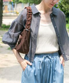 URBAN RESEARCH ITEMS / アーバンリサーチ アイテムズ シャツ・ブラウス | シアークロップドボリュームスリーブシャツ