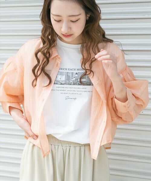 URBAN RESEARCH ITEMS / アーバンリサーチ アイテムズ シャツ・ブラウス | シアークロップドボリュームスリーブシャツ | 詳細1