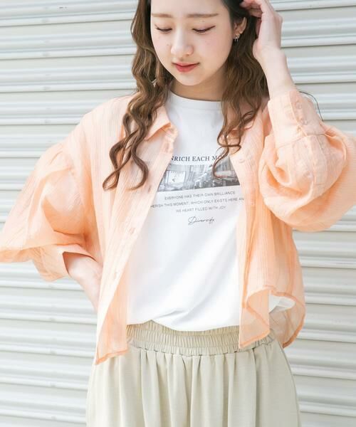 URBAN RESEARCH ITEMS / アーバンリサーチ アイテムズ シャツ・ブラウス | シアークロップドボリュームスリーブシャツ | 詳細2