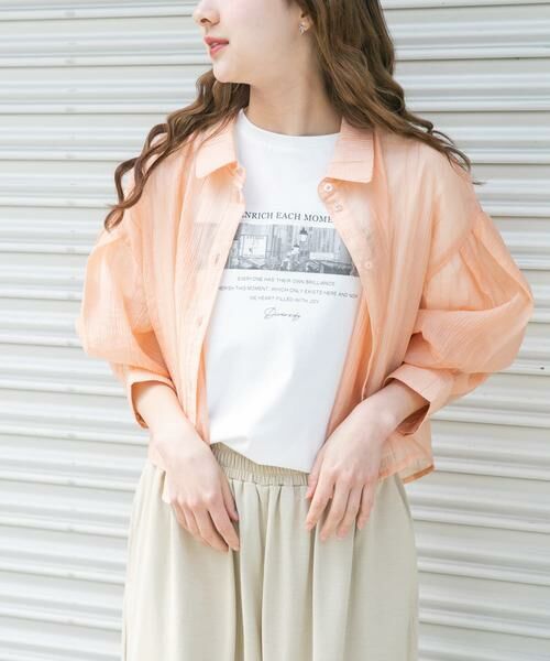 URBAN RESEARCH ITEMS / アーバンリサーチ アイテムズ シャツ・ブラウス | シアークロップドボリュームスリーブシャツ | 詳細3