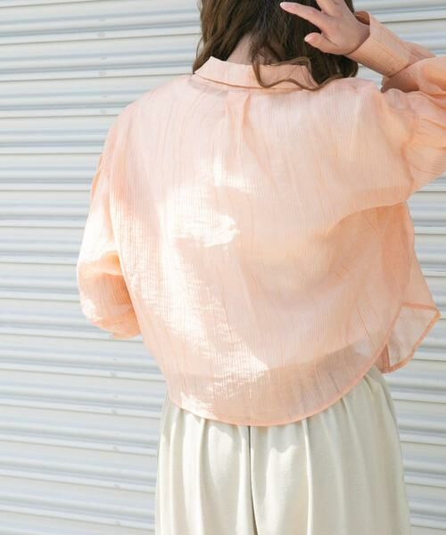 URBAN RESEARCH ITEMS / アーバンリサーチ アイテムズ シャツ・ブラウス | シアークロップドボリュームスリーブシャツ | 詳細4