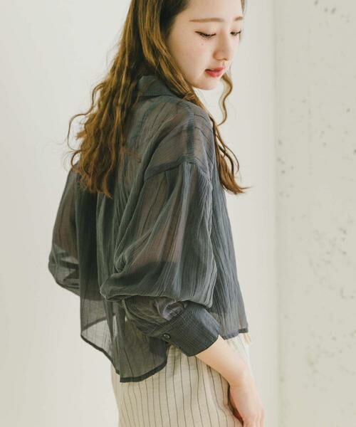 URBAN RESEARCH ITEMS / アーバンリサーチ アイテムズ シャツ・ブラウス | シアークロップドボリュームスリーブシャツ | 詳細26