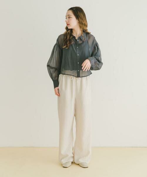 URBAN RESEARCH ITEMS / アーバンリサーチ アイテムズ シャツ・ブラウス | シアークロップドボリュームスリーブシャツ | 詳細27