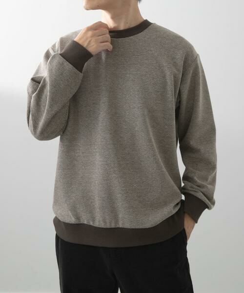 URBAN RESEARCH ITEMS / アーバンリサーチ アイテムズ スウェット | バーズアイ ジャカード スウェット | 詳細1