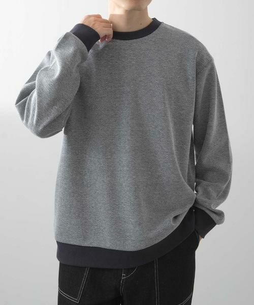 URBAN RESEARCH ITEMS / アーバンリサーチ アイテムズ スウェット | バーズアイ ジャカード スウェット | 詳細11