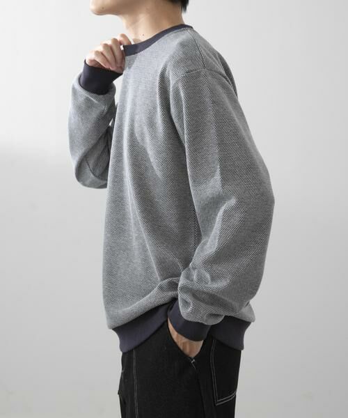 URBAN RESEARCH ITEMS / アーバンリサーチ アイテムズ スウェット | バーズアイ ジャカード スウェット | 詳細13