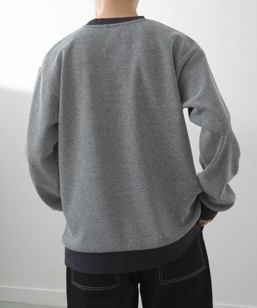 URBAN RESEARCH ITEMS / アーバンリサーチ アイテムズ スウェット | バーズアイ ジャカード スウェット | 詳細14