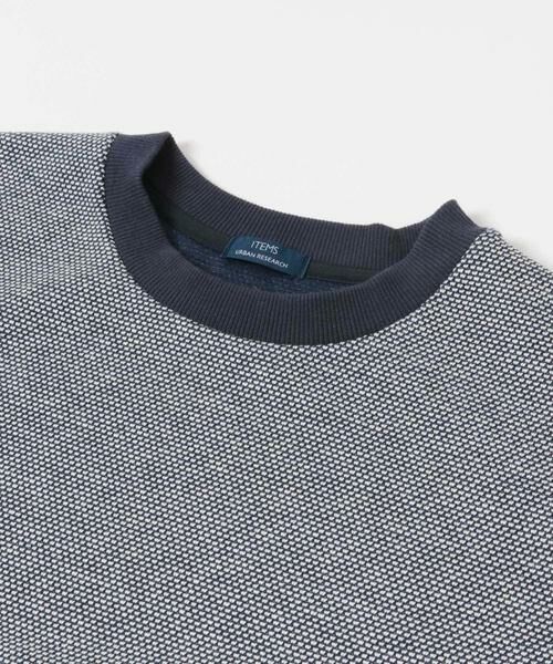 URBAN RESEARCH ITEMS / アーバンリサーチ アイテムズ スウェット | バーズアイ ジャカード スウェット | 詳細17