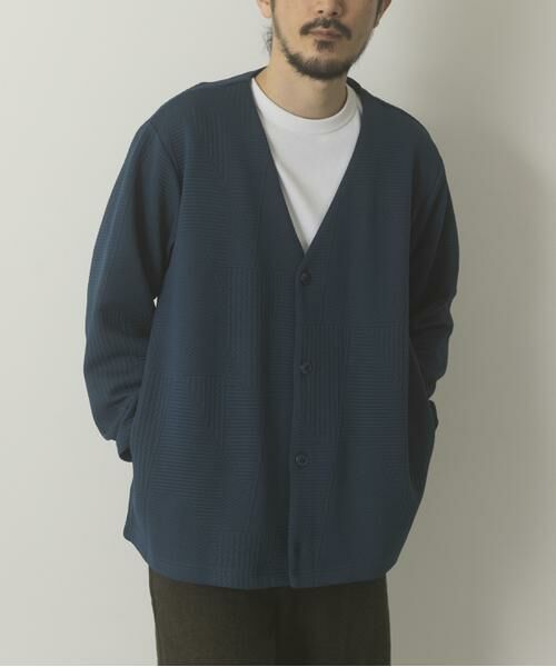 URBAN RESEARCH ITEMS / アーバンリサーチ アイテムズ カーディガン・ボレロ | ジオメジャカード カットソーカーディガン | 詳細1