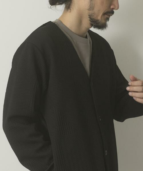 URBAN RESEARCH ITEMS / アーバンリサーチ アイテムズ カーディガン・ボレロ | ジオメジャカード カットソーカーディガン | 詳細8