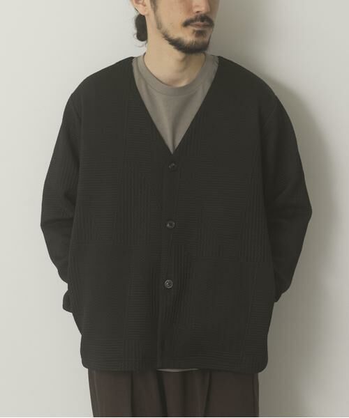 URBAN RESEARCH ITEMS / アーバンリサーチ アイテムズ カーディガン・ボレロ | ジオメジャカード カットソーカーディガン | 詳細9