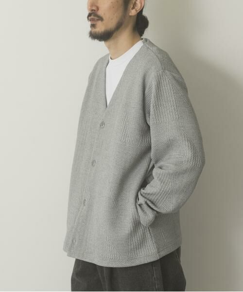 URBAN RESEARCH ITEMS / アーバンリサーチ アイテムズ カーディガン・ボレロ | ジオメジャカード カットソーカーディガン | 詳細16