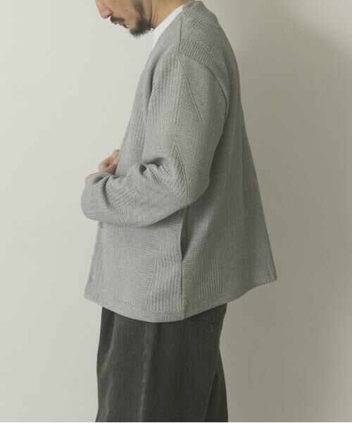 URBAN RESEARCH ITEMS / アーバンリサーチ アイテムズ カーディガン・ボレロ | ジオメジャカード カットソーカーディガン | 詳細17