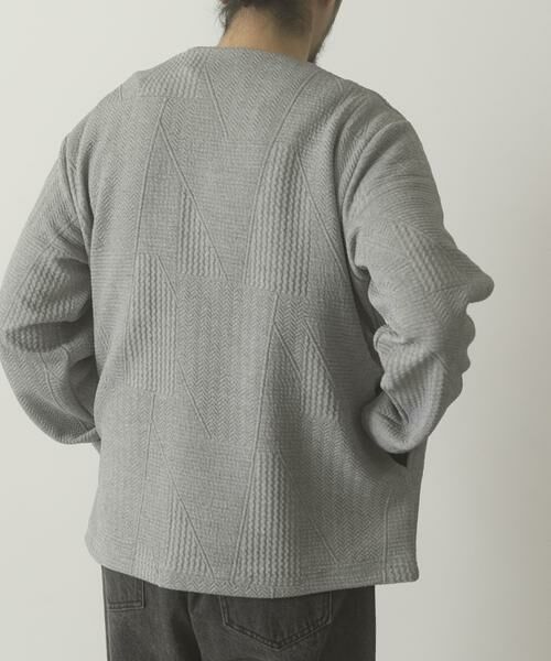 URBAN RESEARCH ITEMS / アーバンリサーチ アイテムズ カーディガン・ボレロ | ジオメジャカード カットソーカーディガン | 詳細18