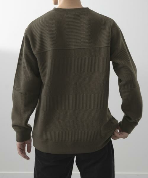 URBAN RESEARCH ITEMS / アーバンリサーチ アイテムズ Tシャツ | キリカエ ジャカード クルーネックtops | 詳細3