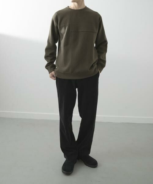 URBAN RESEARCH ITEMS / アーバンリサーチ アイテムズ Tシャツ | キリカエ ジャカード クルーネックtops | 詳細5