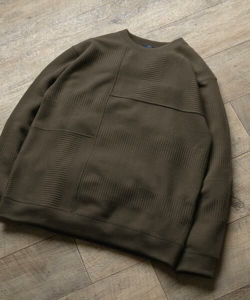 URBAN RESEARCH ITEMS / アーバンリサーチ アイテムズ Tシャツ | キリカエ ジャカード クルーネックtops | 詳細6