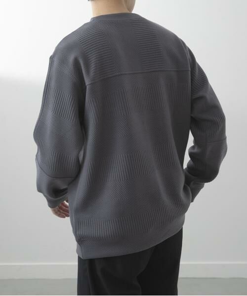 URBAN RESEARCH ITEMS / アーバンリサーチ アイテムズ Tシャツ | キリカエ ジャカード クルーネックtops | 詳細13