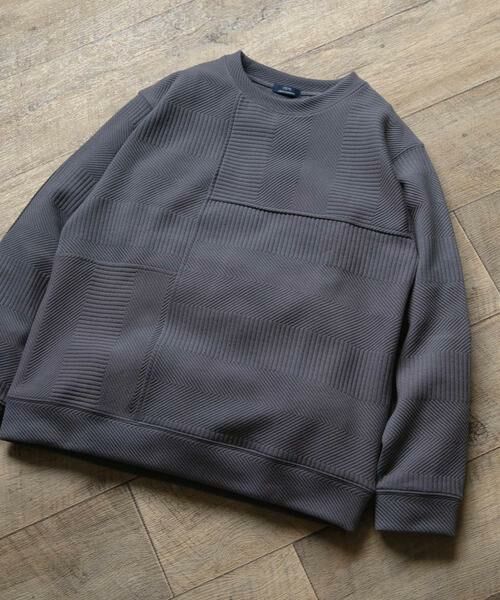 URBAN RESEARCH ITEMS / アーバンリサーチ アイテムズ Tシャツ | キリカエ ジャカード クルーネックtops | 詳細14