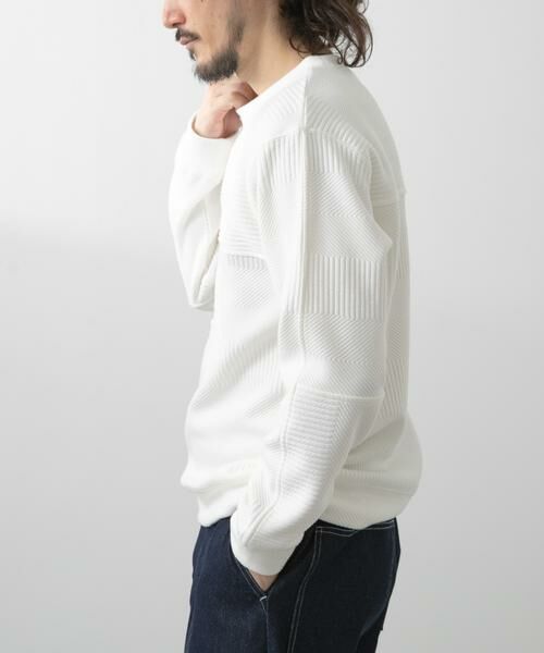 URBAN RESEARCH ITEMS / アーバンリサーチ アイテムズ Tシャツ | キリカエ ジャカード クルーネックtops | 詳細21