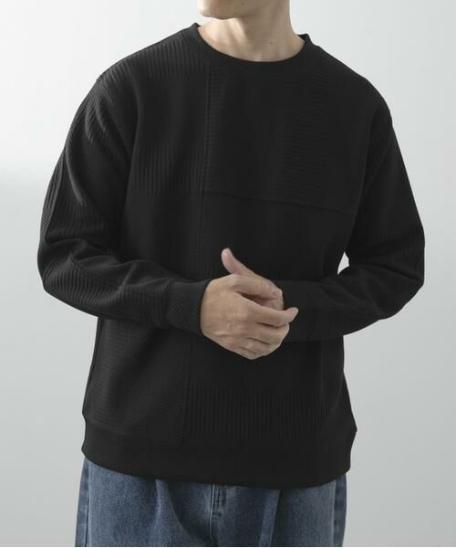 URBAN RESEARCH ITEMS / アーバンリサーチ アイテムズ Tシャツ | キリカエ ジャカード クルーネックtops | 詳細28