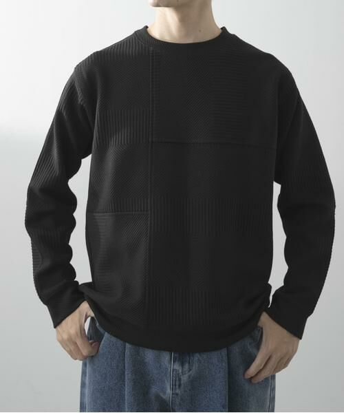 URBAN RESEARCH ITEMS / アーバンリサーチ アイテムズ Tシャツ | キリカエ ジャカード クルーネックtops | 詳細29