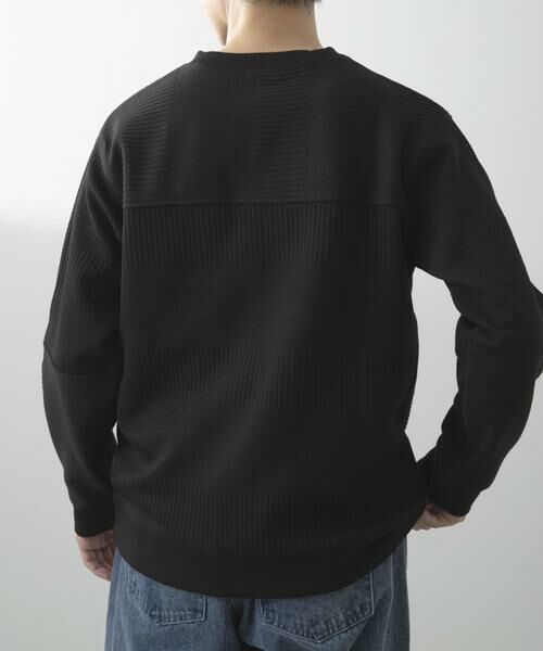 URBAN RESEARCH ITEMS / アーバンリサーチ アイテムズ Tシャツ | キリカエ ジャカード クルーネックtops | 詳細30