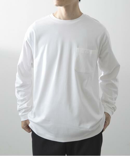 URBAN RESEARCH ITEMS / アーバンリサーチ アイテムズ Tシャツ | Fine Cotton クルーネック カットソー | 詳細1