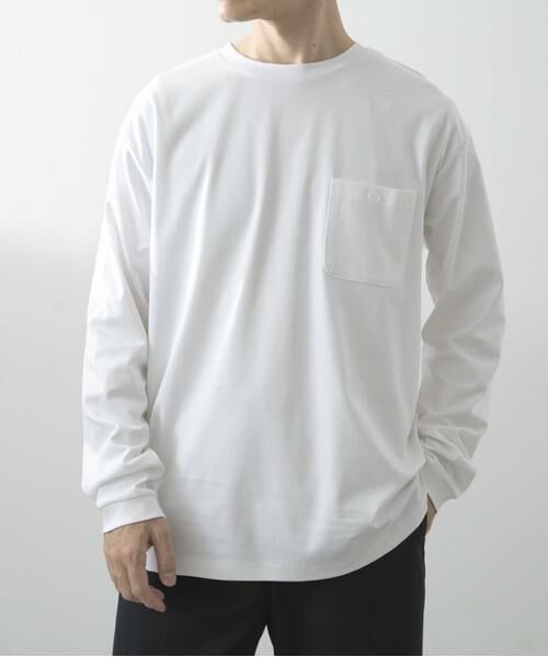 URBAN RESEARCH ITEMS / アーバンリサーチ アイテムズ Tシャツ | Fine Cotton クルーネック カットソー | 詳細2