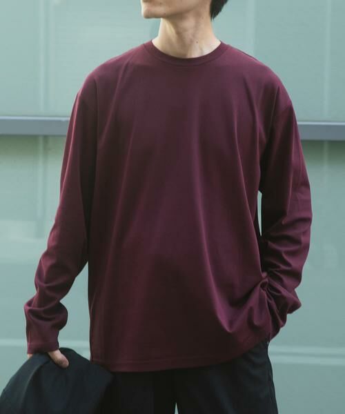 URBAN RESEARCH ITEMS / アーバンリサーチ アイテムズ Tシャツ | シルケットコットンロングスリーブカットソー | 詳細1