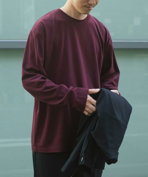 URBAN RESEARCH ITEMS / アーバンリサーチ アイテムズ Tシャツ | シルケットコットンロングスリーブカットソー | 詳細2