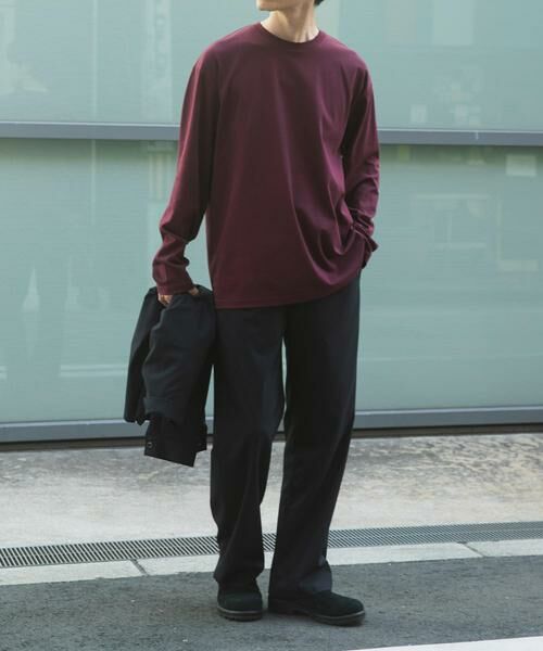 URBAN RESEARCH ITEMS / アーバンリサーチ アイテムズ Tシャツ | シルケットコットンロングスリーブカットソー | 詳細3