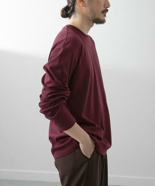 URBAN RESEARCH ITEMS / アーバンリサーチ アイテムズ Tシャツ | シルケットコットンロングスリーブカットソー | 詳細6