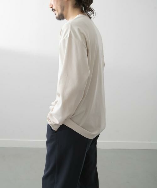 URBAN RESEARCH ITEMS / アーバンリサーチ アイテムズ Tシャツ | シルケットコットンロングスリーブカットソー | 詳細13