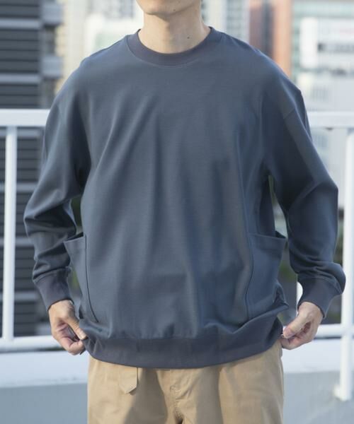 URBAN RESEARCH ITEMS / アーバンリサーチ アイテムズ Tシャツ | サイドストレージ長袖ポンチTops | 詳細7