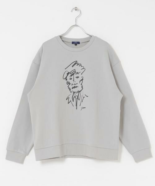 URBAN RESEARCH ITEMS / アーバンリサーチ アイテムズ スウェット | フレンチアートプリントクルーネックスウェット | 詳細24