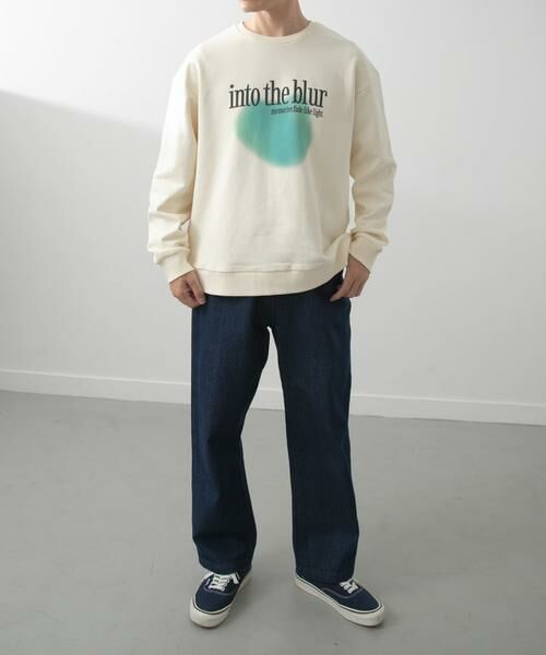 URBAN RESEARCH ITEMS / アーバンリサーチ アイテムズ スウェット | フレンチアートプリントクルーネックスウェット | 詳細29