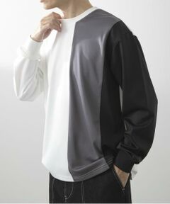 URBAN RESEARCH ITEMS / アーバンリサーチ アイテムズ Tシャツ | ポンチ切替 ロングスリーブ Tops