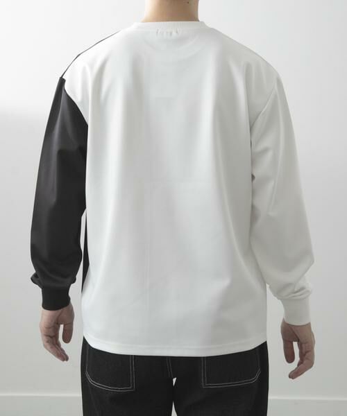 URBAN RESEARCH ITEMS / アーバンリサーチ アイテムズ Tシャツ | ポンチ切替 ロングスリーブ Tops | 詳細2