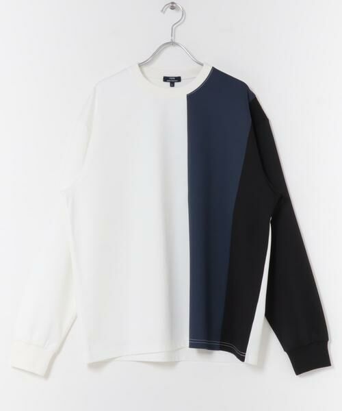URBAN RESEARCH ITEMS / アーバンリサーチ アイテムズ Tシャツ | ポンチ切替 ロングスリーブ Tops | 詳細3