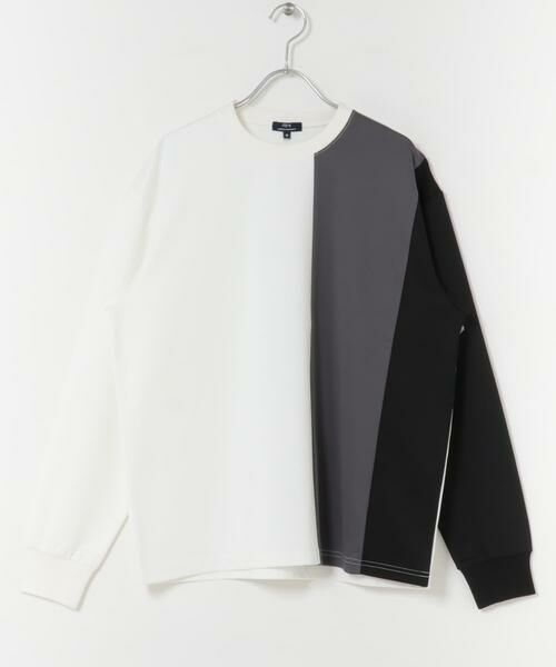URBAN RESEARCH ITEMS / アーバンリサーチ アイテムズ Tシャツ | ポンチ切替 ロングスリーブ Tops | 詳細14