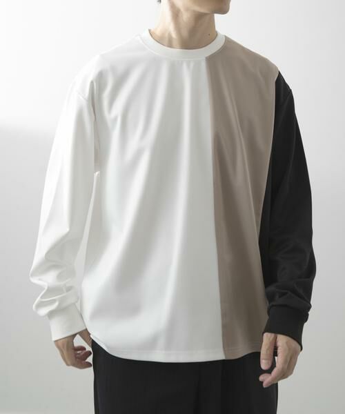 URBAN RESEARCH ITEMS / アーバンリサーチ アイテムズ Tシャツ | ポンチ切替 ロングスリーブ Tops | 詳細16
