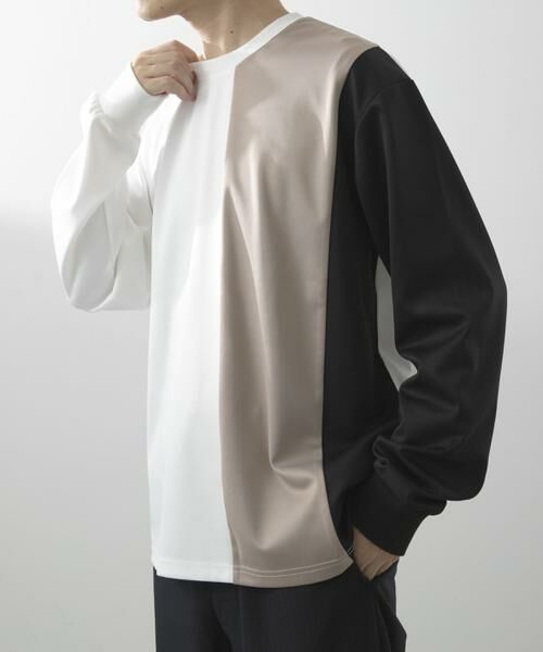URBAN RESEARCH ITEMS / アーバンリサーチ アイテムズ Tシャツ | ポンチ切替 ロングスリーブ Tops | 詳細17