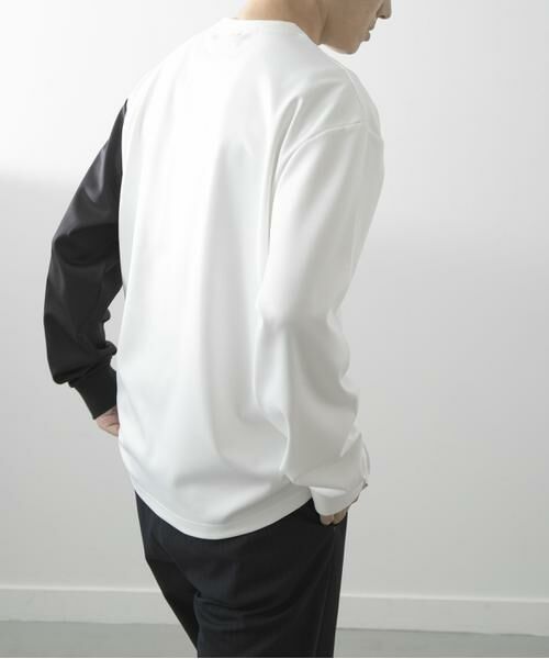 URBAN RESEARCH ITEMS / アーバンリサーチ アイテムズ Tシャツ | ポンチ切替 ロングスリーブ Tops | 詳細18